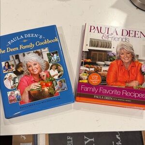 Paula Deen Family Cookbook Set - Blue and Pink